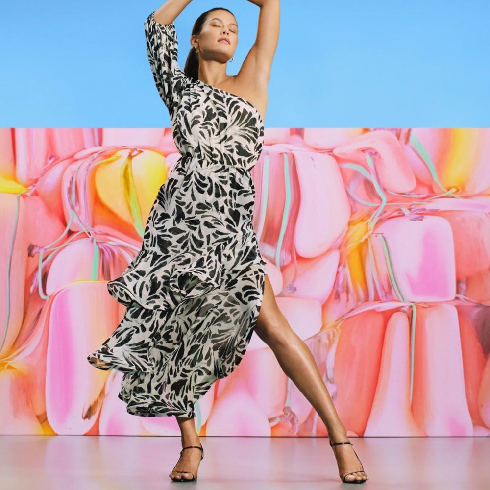 NWT Botanical Ruffle Dress - ALEXIS x Target